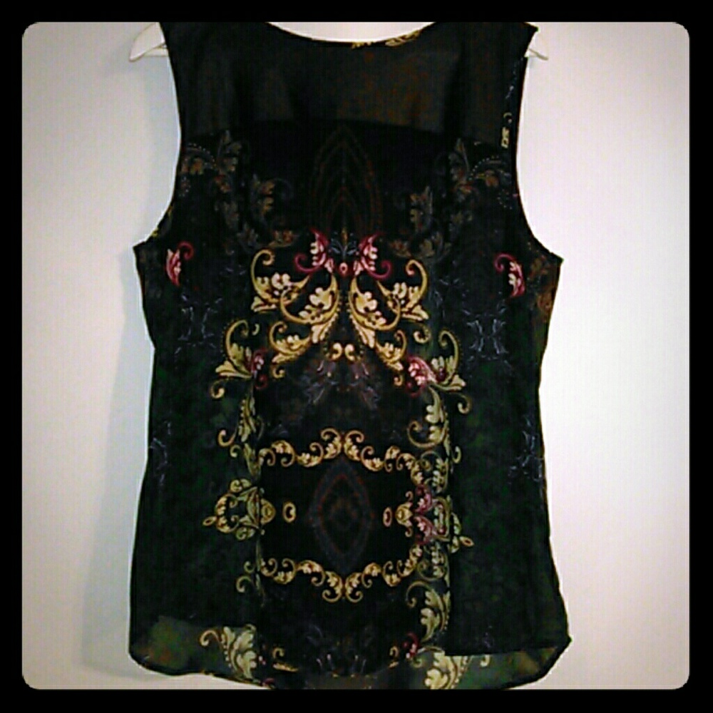 Bisou Bisou Women's Sleeveless Blouse XL